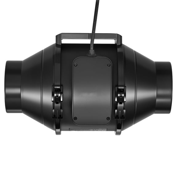 KFFKFF 4-Inch Inline Duct Fan, Quiet Ventilation Fan with 180 CFM Airflow, Efficient AC Motor for Cooling, Ideal for Indoor Grow Tents, Basements, and Hydroponic Systems
