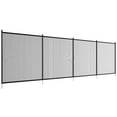 thumbnail image 1 of KFFKFF 4 x 12 ft Pool Fence Detachable Pool Fence for Outdoor Underground Swimming Pools, 1 of 9