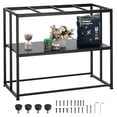 thumbnail image 1 of KFFKFF 40 Gallon Aquarium Stand Fish Tank Stand 335 lbs 36.5x18.5x29.5 Steel, 1 of 9
