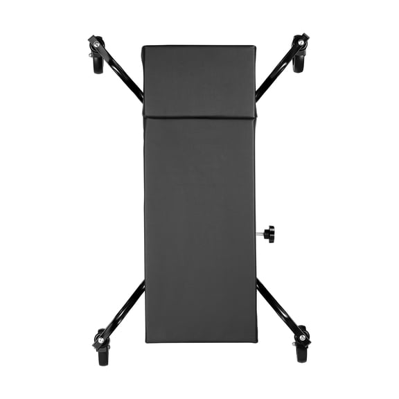 KFFKFF 40 in Mechanic Creeper with 4 Large Wheels, 400 lbs Capacity, Low-Profile Garage Roller with Raised Headrest and Manual Brake for Vehicle Maintenance