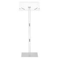 thumbnail image 1 of KFFKFF 43-Inch Acrylic Podium Stand, Portable Floor-Standing Lectern with Adjustable Reading Surface, Book Clips, and Wide Desk for Events, Presentations, and Meetings, 1 of 9