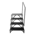 thumbnail image 1 of KFFKFF 440lb RV Stairs 4 Steps RV Stairs Rails Carbon Steel RV Trailer Camper, 1 of 9