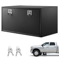 thumbnail image 1 of KFFKFF 48 x 24 x 24 Inch Heavy-Duty Steel Underbody Truck Tool Box, Lockable Waterproof Storage Chest with T-Handle for Trucks, Vans, and SUVs, Black, 1 of 9