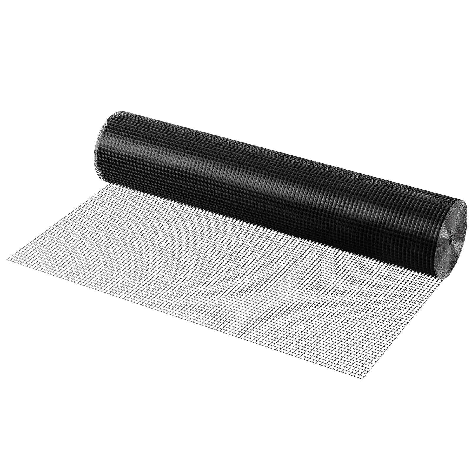 KFFKFF 48'' x 50' Galvanized Wire Mesh Roll, 19 Gauge Chicken Wire Fence with Vinyl Coating for Animal Barriers and Poultry Enclosures