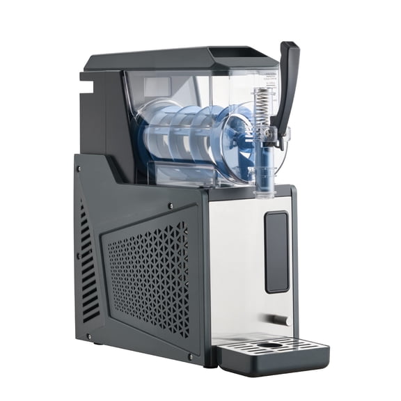 KFFKFF 4L/135oz Frozen Drink Machine, No Ice Required Slushy Maker for Home Use, Single Tank Beverage Machine with Self-Cleaning Function, Ideal for Margaritas, Frappés, Milkshakes, and More