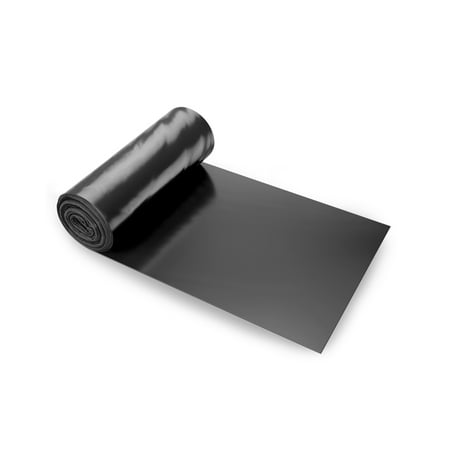 KFFKFF 4Mil Plastic Covering, 3 x 50 FT Basement Moisture Shield, Robust Yard Polyethylene Roll, Versatile Building Plastic, Artisan's Cover for Agricultural Plastic Provision Black
