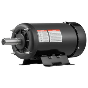 KFFKFF 5 HP Electric Motor, 1725 RPM, CW/CCW Rotation, 1.125-inch Shaft Diameter, 2.75-inch Shaft Length, 20.7 N.m Torque, Three-Phase Design, TEFC Cooling System, 230V/460V Voltage, 184T Frame