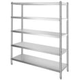 thumbnail image 1 of KFFKFF 5-Tier Storage Shelving Unit, 70.9 x 17.7 x 59 inch Storage Shelf, Stainless Steel Garage Shelf, Heavy Duty Storage Shelving, 1650 Lbs Total Capacity with Adjustable Height, 1 of 9