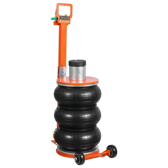 KFFKFF 5 Ton/11000 lbs Air Jack, Quick Pneumatic Lifting Jack with Adjustable Handle & Heightened Column, Durable Rubber Pad for Easy Lifting, Suitable for Sedans, SUVs, and Pickup Trucks