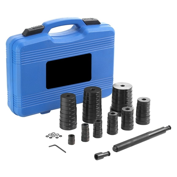 KFFKFF 52-Piece Unique Bushing Bearing & Seal Driver Set, Wheel Axle Transmission Bearing Race, Seal Driver Installation and Removal, 18-65mm & 74mm Metric Discs