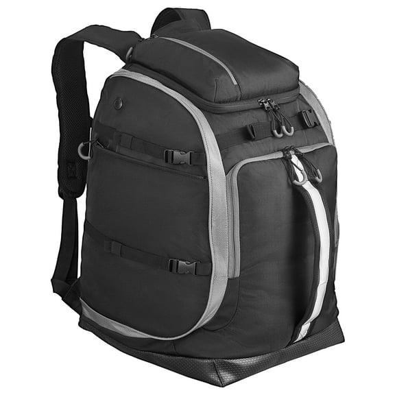 KFFKFF 55L Waterproof Ski and Snowboard Boot Backpack for Travel - Black