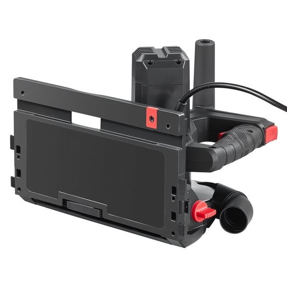 KFFKFF 6-1/2-Inch Plunge-Cut Circular Saw Kit, Track Saw with 48-Tooth Carbide Blade, Adjustable 0-45 Angles, 2.16-Inch Cutting Depth, Suitable for Wood and Plastic, Guide Rail Not Included, Black