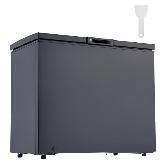 KFFKFF 6.7 Cu.ft Chest Freezer, Compact Deep Freezer with Top-Opening Door, Includes 2 Removable Baskets, Adjustable Temperature Control, Energy Efficient, Quiet Operation, Suitable for Garage Use