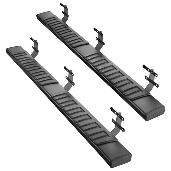 KFFKFF 6-Inch Side Steps for 2019-2025 Dodge Ram 1500 Crew Cab, Black Aluminum Alloy Running Boards, 500 lbs Weight Capacity, Non-Slip Textured Design with Corrosion-Resistant Coating