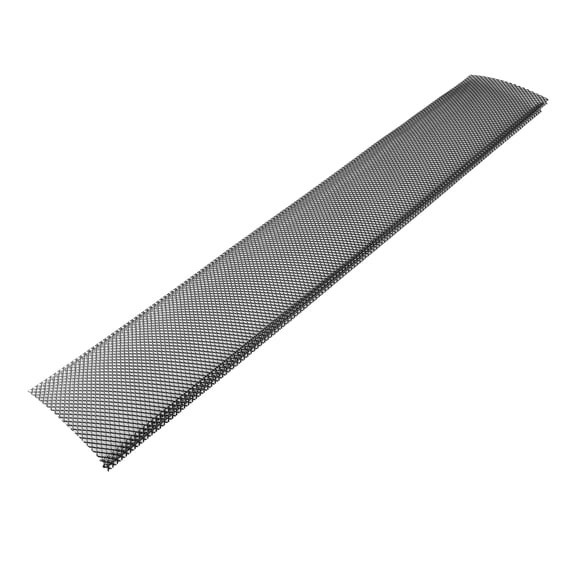 KFFKFF 6 in Powder-Coated Steel Gutter Screen, Durable 75 ft Length, 0.04 in Thickness, Leaf Guard for Debris and Leaves, Simple DIY Installation, Compatible with 6" Standard Systems, 25 Pack, Black
