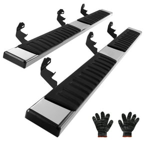 KFFKFF 6" Running Boards, Step Bars Compatible with 2009-2018 Dodge Ram 1500/2010-2023 Ram 2500/3500 (Includes 2019-2023 Classic) Crew Cab, Durable 201 Stainless Steel Side Steps, 500LBS Capacity