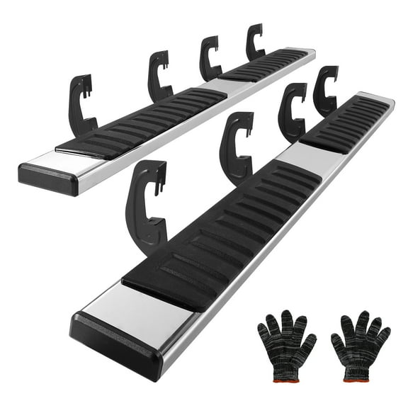 KFFKFF 6" Step Bars Running Boards Fit 2007-2018 Chevy Silverado/GMC Sierra 1500