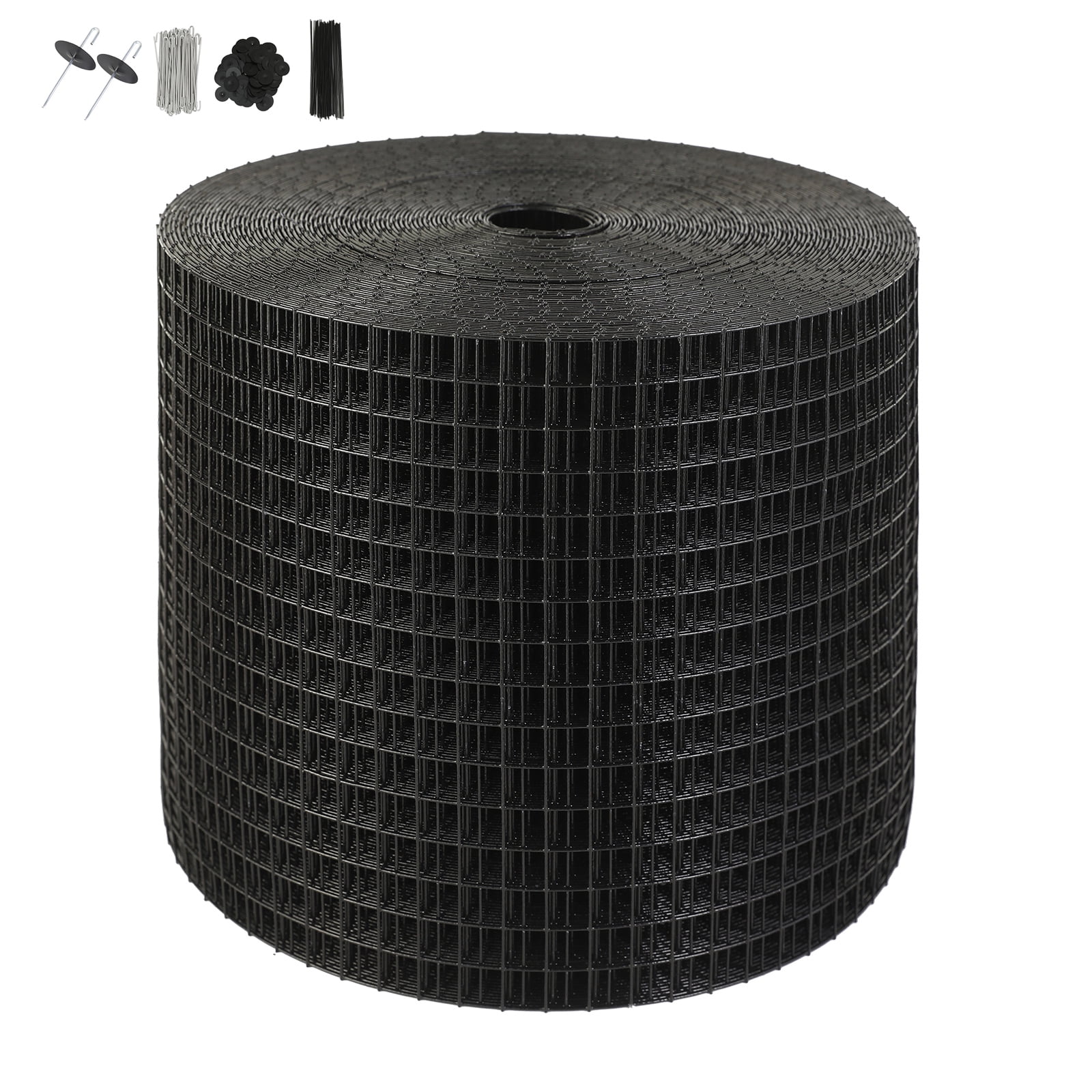 KFFKFF 6-inch by 100ft Solar Panel Animal Barrier, Wildlife Protection Roll Kit including 60 Aluminum Alloy Securing Clips, Solar Panel Shield with Corrosion-resistant PVC Layer