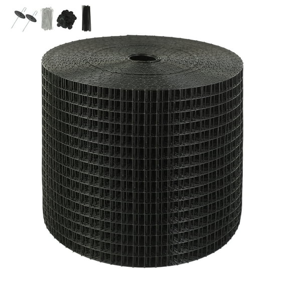KFFKFF 6-inch by 100ft Solar Panel Animal Barrier, Wildlife Protection Roll Kit including 60 Aluminum Alloy Securing Clips, Solar Panel Shield with Corrosion-resistant PVC Layer