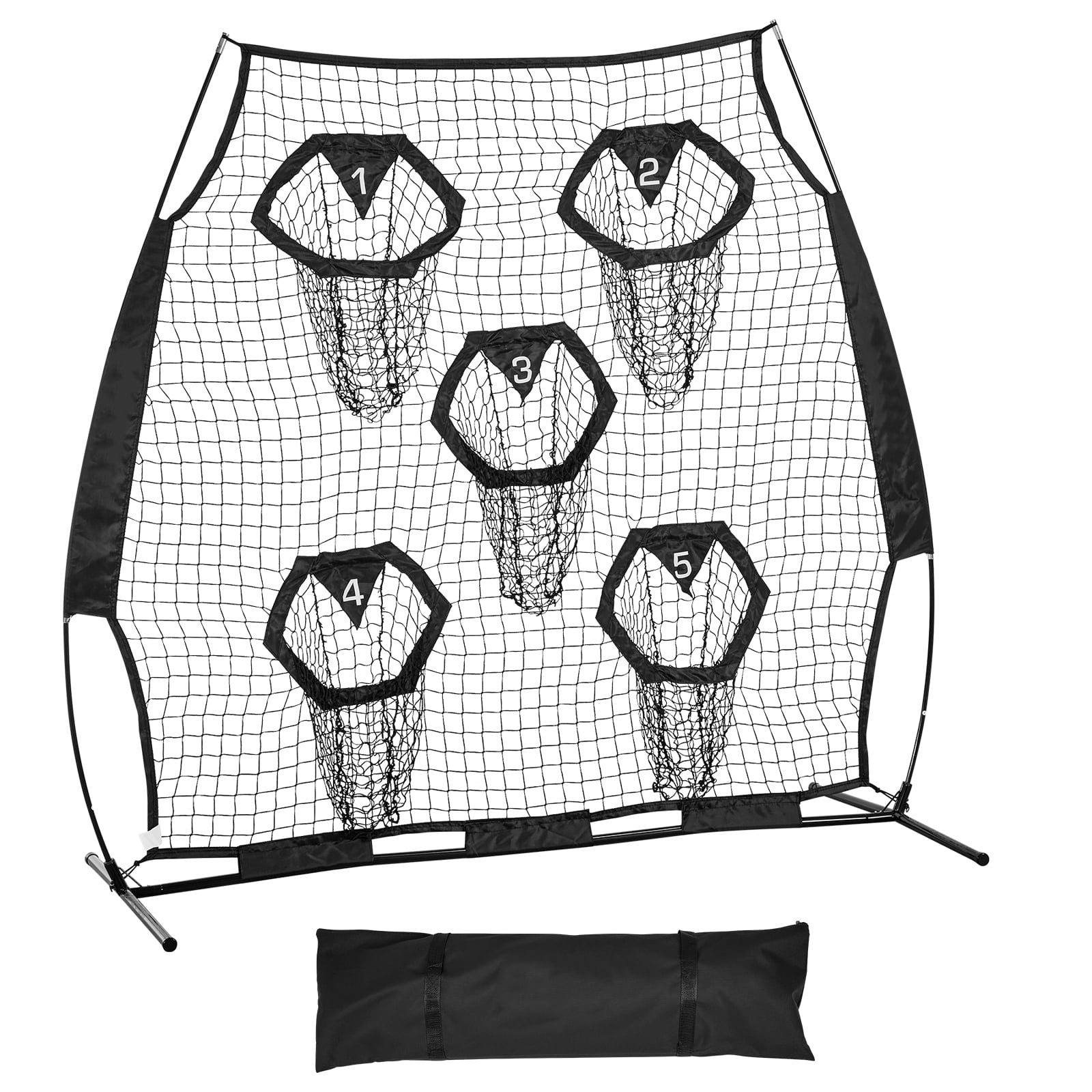 KFFKFF 6 x 6 ft Football Throwing Practice Net, Training Target Net ...