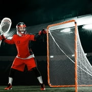 KFFKFF 6'x6' Lacrosse Goal Net Portable Backyard Training Equipment Carry Bag