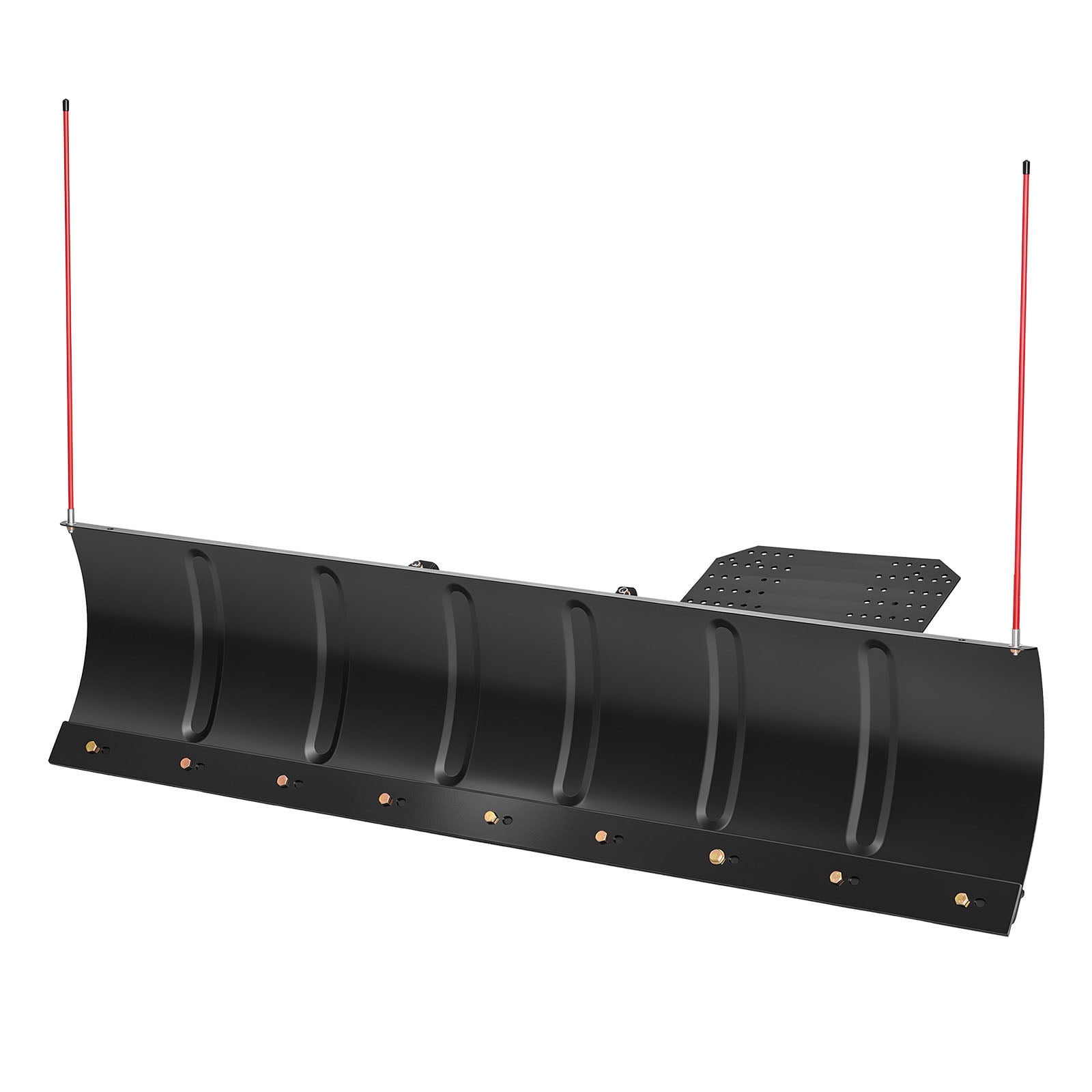 KFFKFF 60-Inch Snow Plow Kit with Universal Attachment, Adjustable Height and Angles, Quick Detach System, Durable Steel Blade for Efficient Snow Removal on ATVs and UTVs