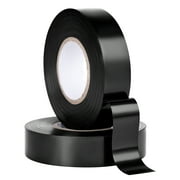 KFFKFF 600V Electrical Tape, 10 Rolls, 3/4 in x 66 ft PVC Insulation for Wires, Flame Retardant, Waterproof, Reliable Adhesion, Weatherproof, Suitable for Electrical Applications, Black