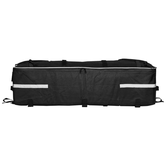 KFFKFF 60L ATV Rear Cargo Bag with Backrest & Waterproof Cover, Durable 600D Oxford Cloth Rear Seat Gear Bag for Rear Rack, Suitable for ATV, UTV, and Can-Am Vehicles