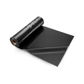 KFFKFF 6Mil Plastic Film, 24 x 100 ft Basement Moisture Shield, Versatile Building Thick Plastic Sheeting, Garden Polyethylene Film Roll, Plastic Covering for Agricultural, Black