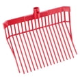 thumbnail image 1 of KFFKFF 6PCS Manure Fork Replacement Head, 18 Angled Tines Durable Plastic Pitchfork Heads, Horse Mulch Rake for Stable Cleaning, Muck Removal, Grass, Hay, and Farm Work, 1 of 9