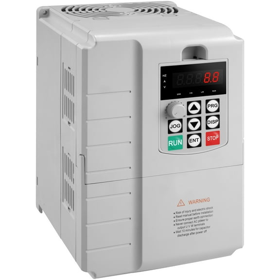 KFFKFF 7.5KW 10HP Variable Frequency Drive for 3-Phase Motor Speed Adjustment, 34A
