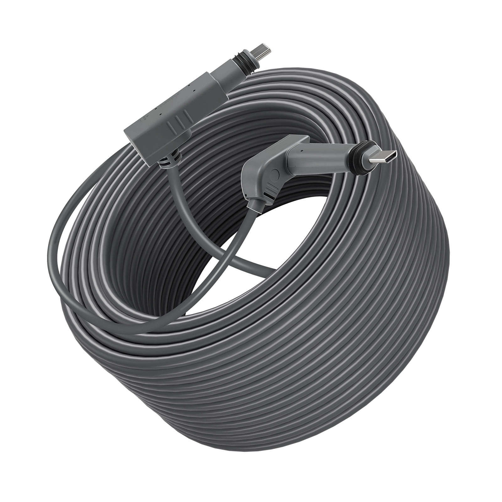 KFFKFF 75 FT Starlink Gen 2 Extension Cable, 24 AWG Copper Core, Durable and Flexible Cable for Rectangular Satellite V2, Ideal for RVs, Backyards, or Camping Applications