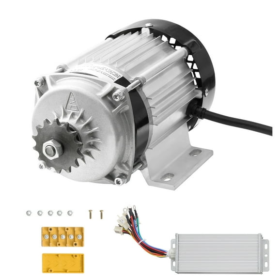 KFFKFF 750W Electric Brushless DC Motor Kit - 48V 2700rpm Motor with Enhanced Speed Controller for Go-Karts, E-Bikes, Motorcycles, and Scooters