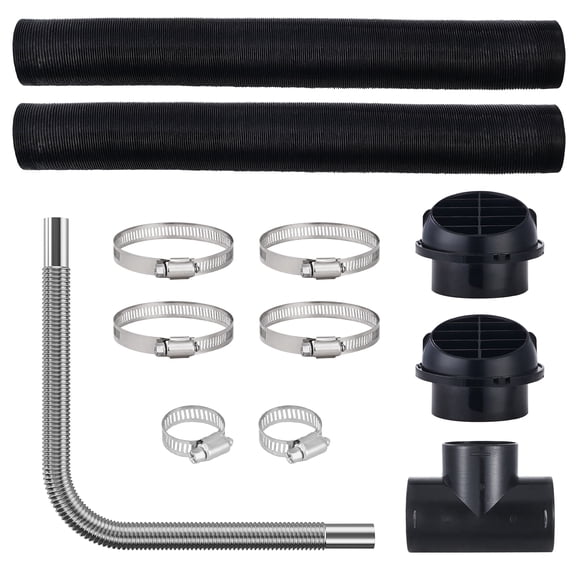 KFFKFF 75mm Diesel Heater Warm Air Intake System Heater Hose Clamps