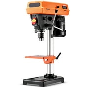 KFFKFF 8-inch Benchtop Drill Press, 2.5A Motor, Adjustable Speed 620-3100 RPM, Tilting Worktable 0-45 , LED Light, Suitable for Wood and Metal