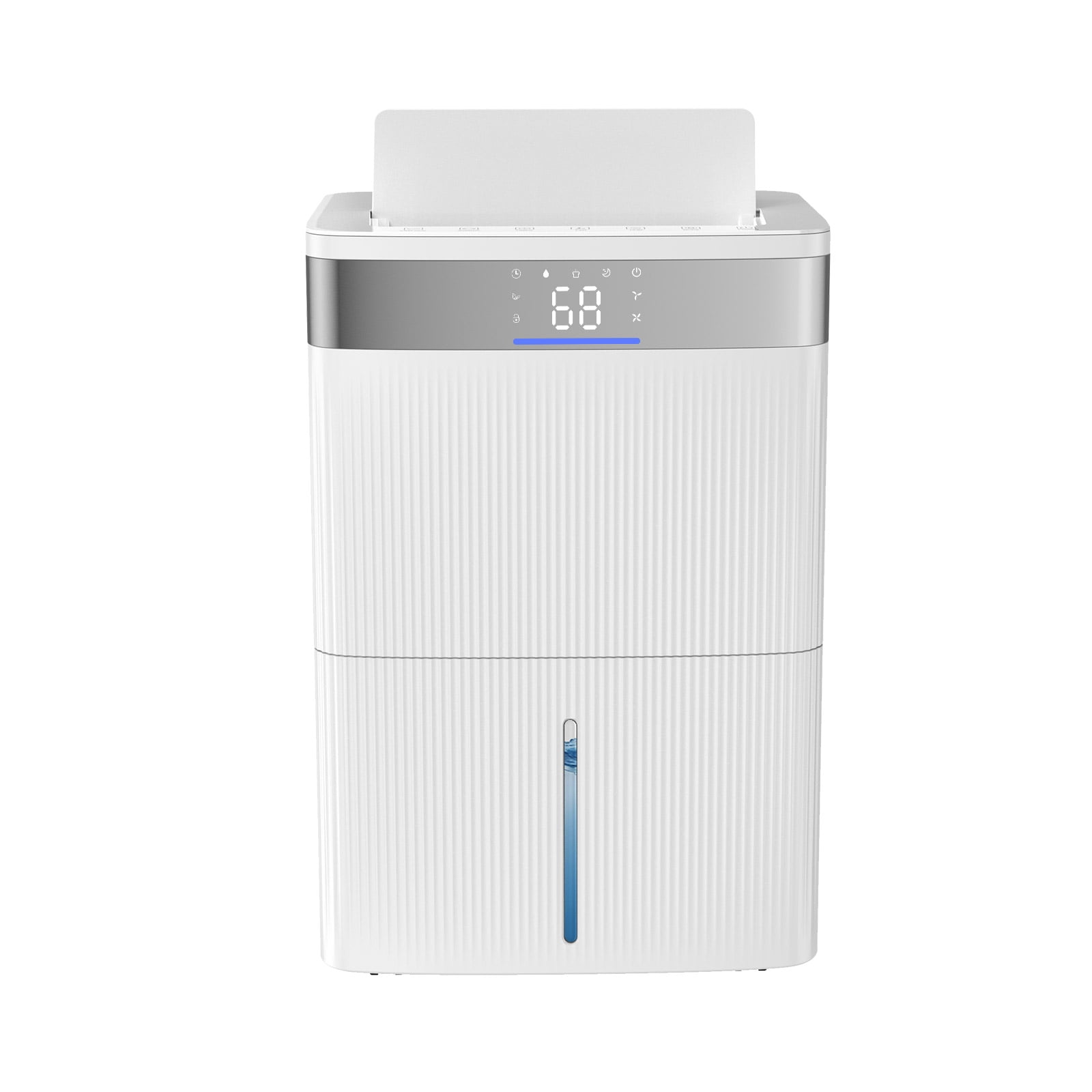 KFFKFF 80 Pints Dehumidifier for Home and Basement, Includes Drain Hose for Commercial and Industrial Applications, Intelligent Humidity Adjustment, Quiet Operation for Large Spaces, Bedrooms