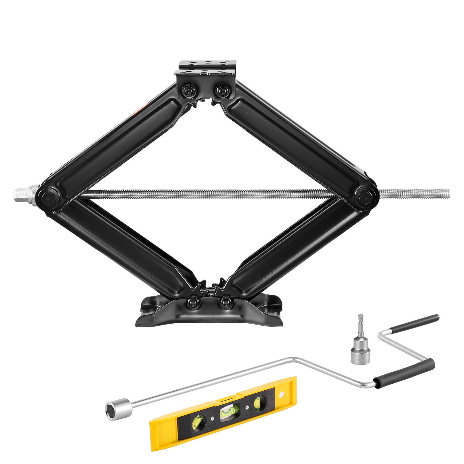 Chievbit 9000lbs RV Stabilizer Jacks (Set Of 2) – Heavy Duty Scissor Jacks For Trailers & Campers With Hand Crank - View #10