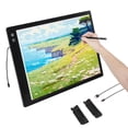 thumbnail image 1 of KFFKFF A2 LED Light Pad with Adjustable Brightness, Rechargeable Light Board for Tracing, Diamond Painting, Animation, Sketching, Drawing, and Stenciling (Black), 1 of 9