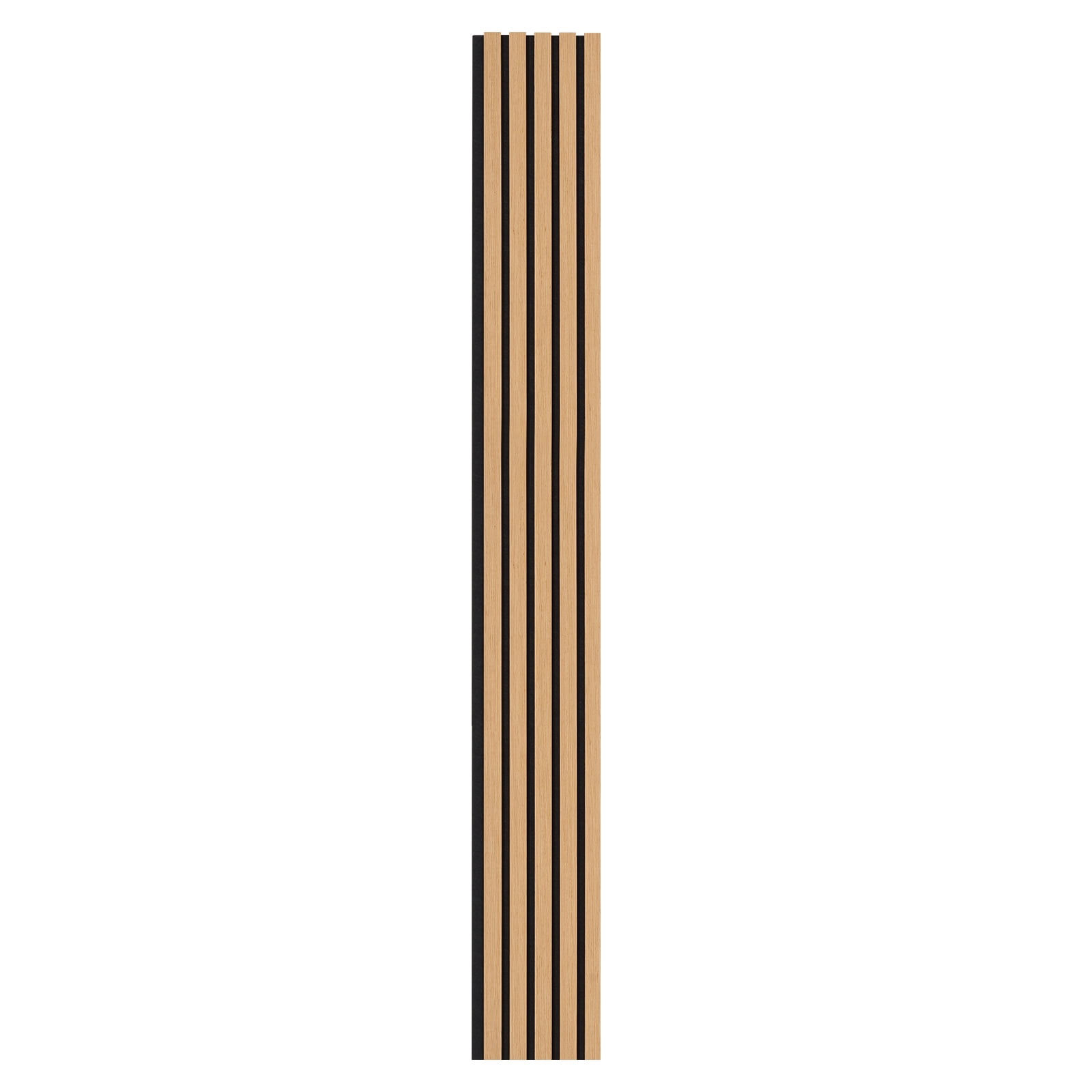 KFFKFF Acoustic Panels with Wood Slat Design, Dimensions 7.9 x 94.5 inch, MDF Crafted Decorative Wall Panels for Contemporary Interior Decor, Imitation Wood Wall Board Panels for Sound Dampening