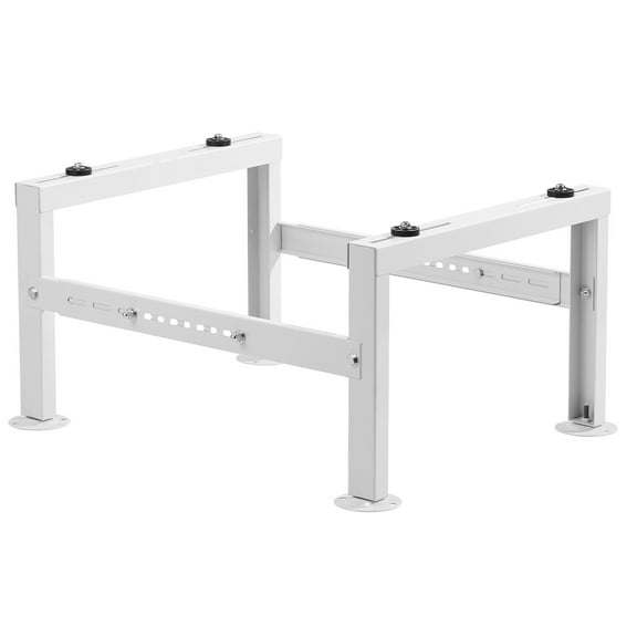 KFFKFF Adjustable Anti-Vibration Ground Stand for Mini Split Systems, Suitable for 9000-60000 BTU Ductless Air Conditioners and Heat Pumps, Durable Floor Mount Base Bracket with 770 lbs Load Capacity
