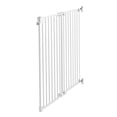 thumbnail image 1 of KFFKFF Adjustable Dog Gate for Stairs, 26-43 in Width, 28 in Height, No Bottom Bar, One-Hand Operation, Secure Installation with Hardware Kit, Suitable for Stairs, Doorways, and Home Use, White, 1 of 9
