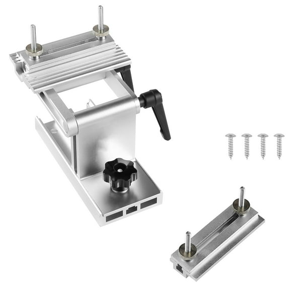 KFFKFF Adjustable Bench Grinder Tool Rest, Replacement Sharpening Jig for 6" or 8" Grinders - Includes Flat Miter Slide for Blades and Chisels up to 2.5 Inches Wide