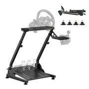 KFFKFF Adjustable & Foldable Racing Wheel Stand, Compatible with Logitech G29 G27 G920 G923, Thrustmaster T300RS T300GT T248 TS-PC TSXW, Pedals Not Included