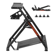 KFFKFF Adjustable and Foldable Racing Wheel Stand, Compatible with Logitech G923 G920 G29 G27 and Thrustmaster T300RS TX F458 T500RS T3PA-PROF1/GT, Gaming Cockpit with Pedal Support, Compact Design