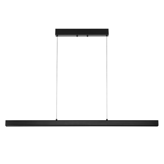 KFFKFF Adjustable Intensity Pendant Lamp, 20W, 47-inch LED Linear Illumination Device with Acrylic Shade 3000K / 4000K / 6500K Color Heat Alterable Elevation, Suitable for Kitchen Island