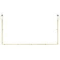thumbnail image 1 of KFFKFF Adjustable Over-The-Table Rod Stand with Clamps, 13"-42" Height & 28"-98" Length Range, Metal Table Arch Frame with Rattan Design, Ideal for Wedding, Birthday, and Holiday Decorations, Gold, 1 of 9