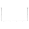 thumbnail image 1 of KFFKFF Adjustable Over-The-Table Rod Stand with Clamps, 13"-42'' Height & 28"-98" Length, Metal Table Arch Frame for Event Decorations, White, 1 of 9