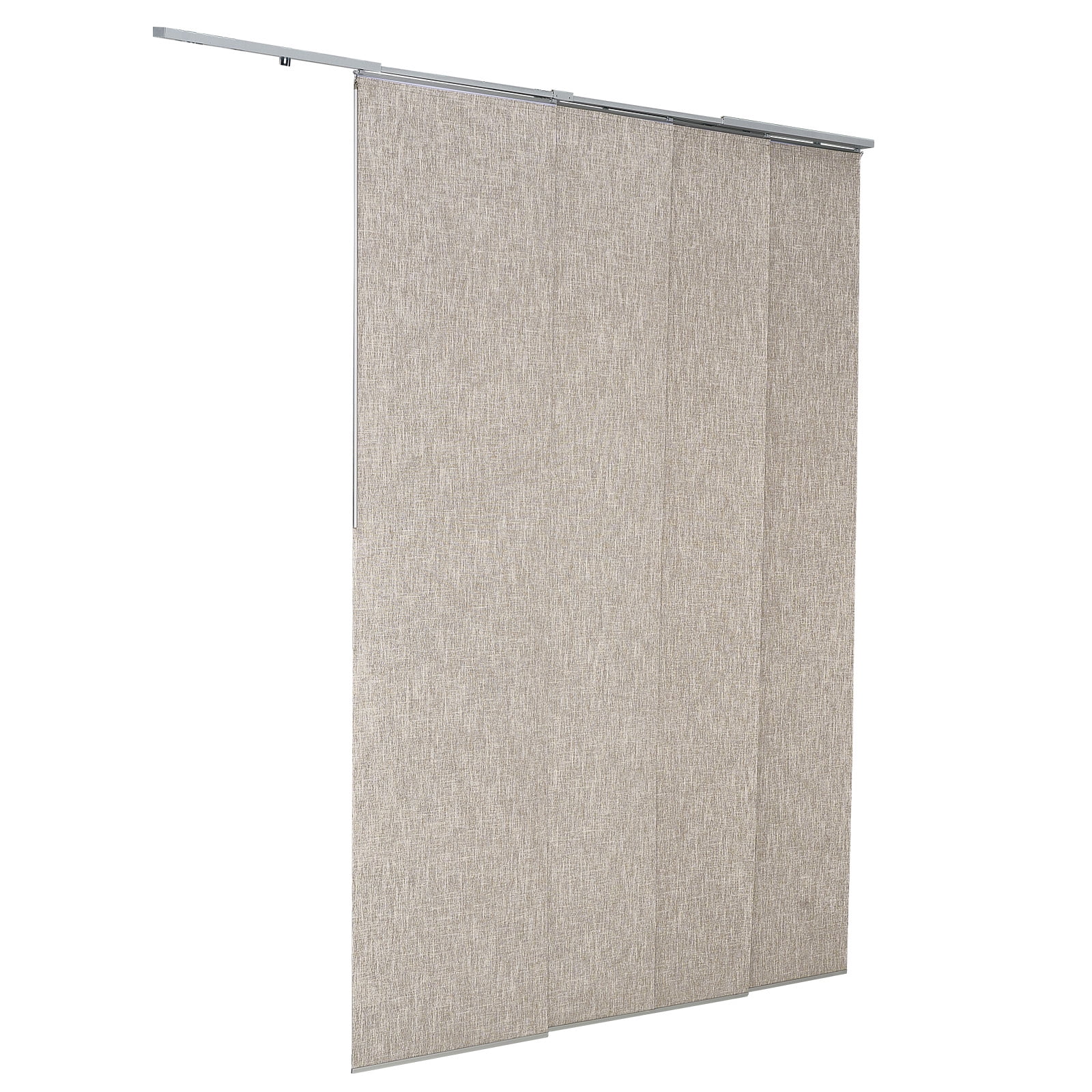 KFFKFF Adjustable Panel Track Blinds, Expandable Width from 45.8 in to 86 in, Customizable Height Up to 96 in, Vertical Blackout Curtains for Sliding Doors, Patio Doors, Room Divider, and Windows