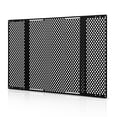 thumbnail image 1 of KFFKFF Adjustable RV Screen Door Protector, Fits 22 to 31.5 Inches, Durable Iron Door Grille with Honeycomb Design, Easy Installation, Breathable Entry Guard for Pet Safety, Black, 1 of 9