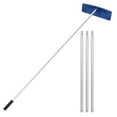 thumbnail image 1 of KFFKFF Adjustable Snow Roof Rake, 24-inch PP Blade, 3.8-18.2 ft Extendable Snow Scraper with Wheels, Anti-Slip Handle, Lightweight Tool for Clearing Roof Leaves and Debris, 1 of 9